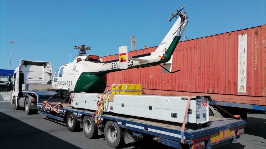 Transporte Marítimo de Helicópteros a Canarias